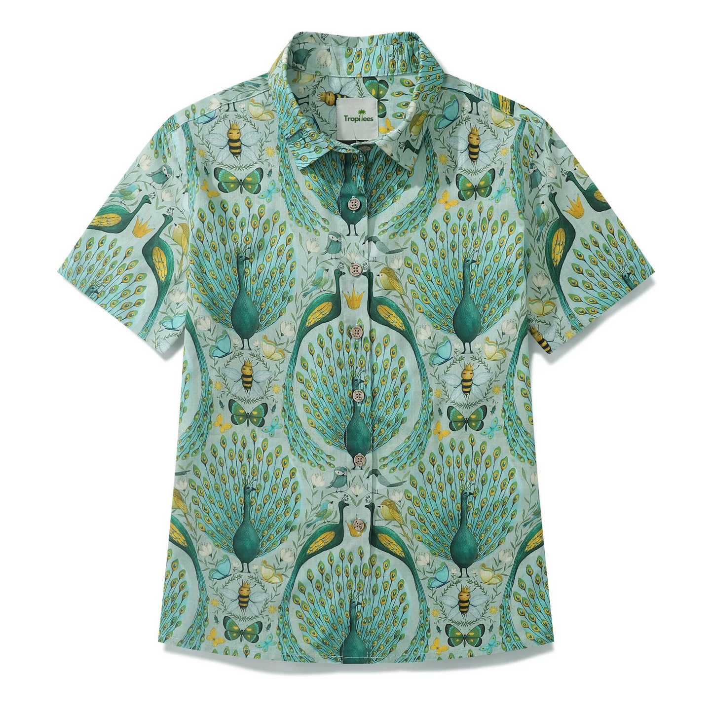 TROPI PEACOCKS TEE