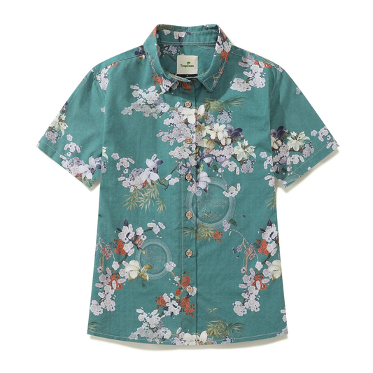 FLORAL MINT BLOSSOM TEE