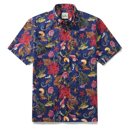 * MARINE FLORAL RED TEE