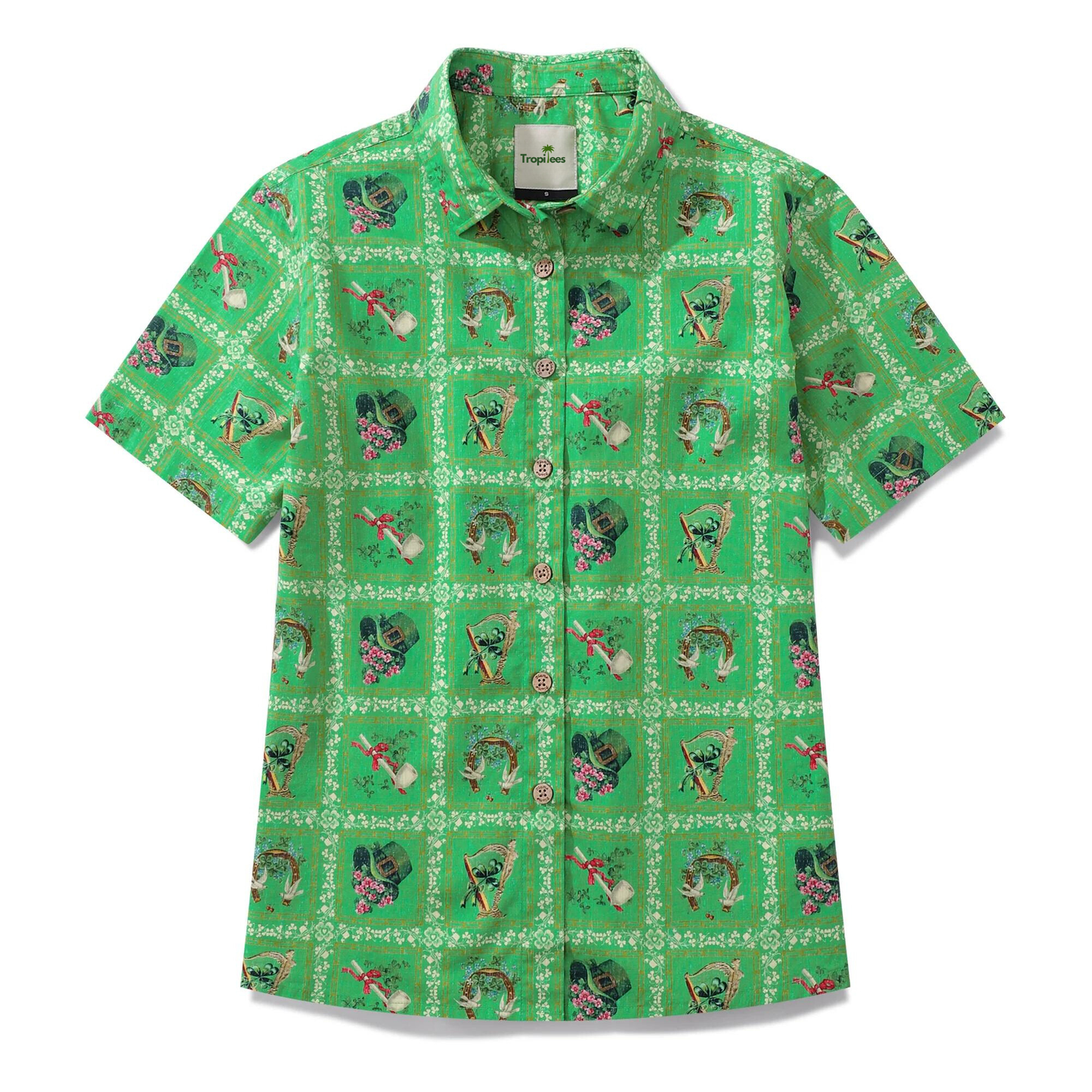 TROPI GREEN ITEMS TEE