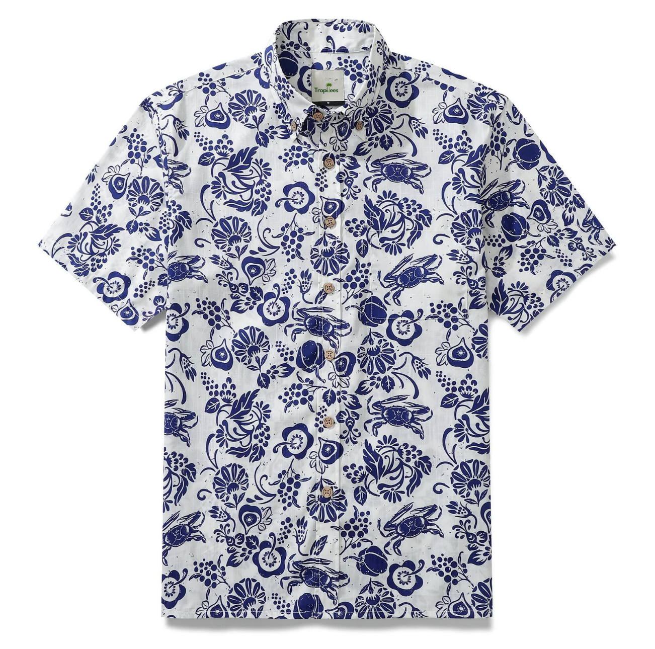 * PATTERN BLUE WHITE TEE