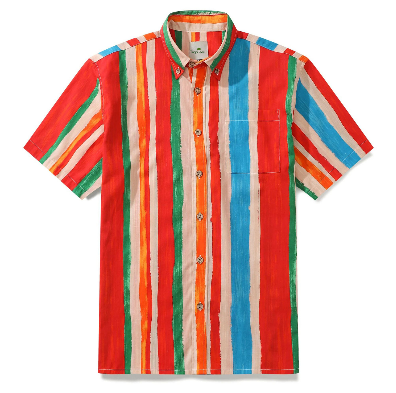 * PATTERN COLORFUL STRIPES TEE