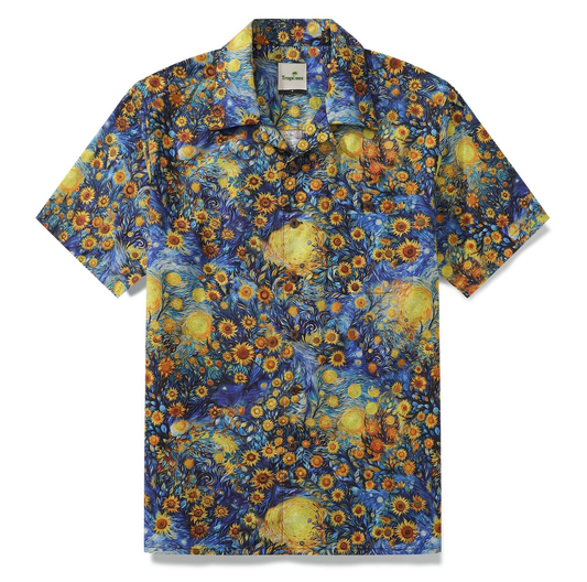 * FLORAL SUNFLOWER VAN GOGH TEE