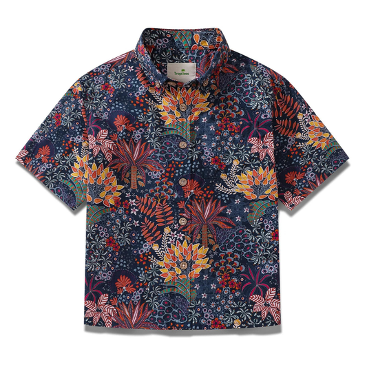 ** FLORAL DARK JUNGLE TEE