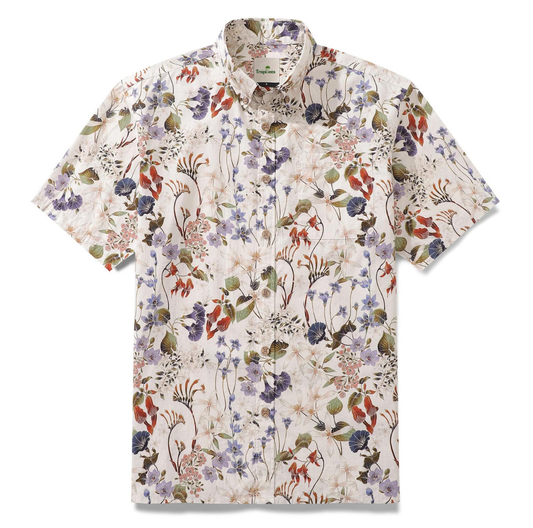 * FLORAL BEIGE MULTI TEE