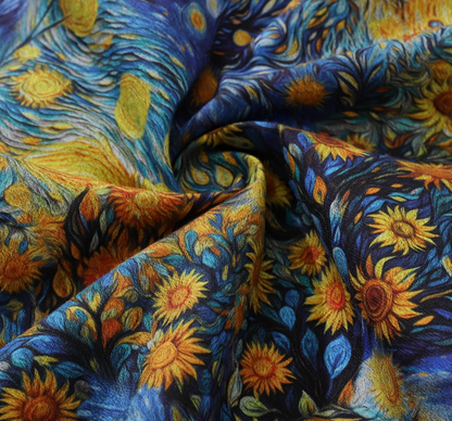 * FLORAL SUNFLOWER VAN GOGH TEE